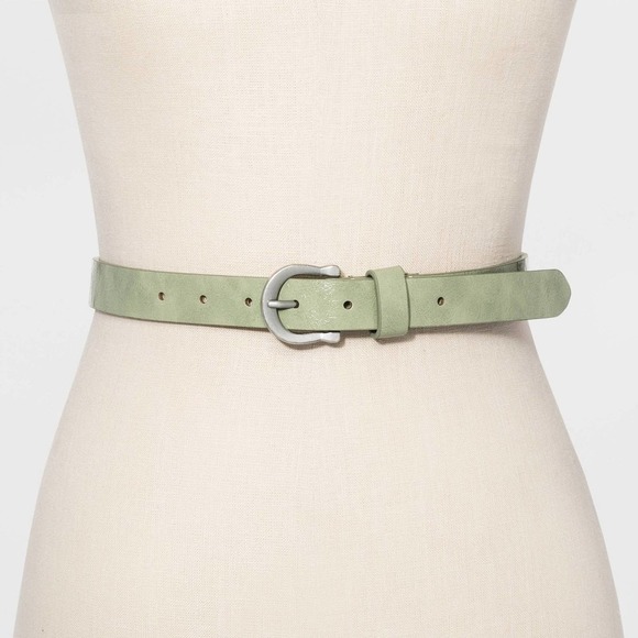 Universal Thread Snappy Green Women's Horseshoe Belt NWT SIZE L - Picture 2 of 4